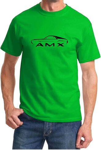 1968 1969 AMC AMX Classic Outline Design Tshirt in Saudi Arabia