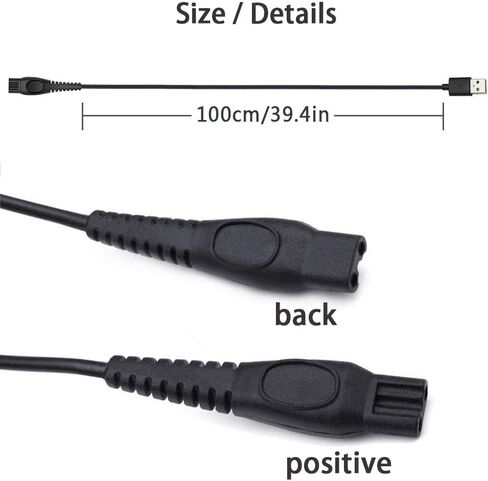 Shaver Power Cord for Philips-Norelco HQ8505 Norelco 7000 5000 3000 Series Shaver USB Charger Line 5V Replacement Charger Cord in Saudi Arabia