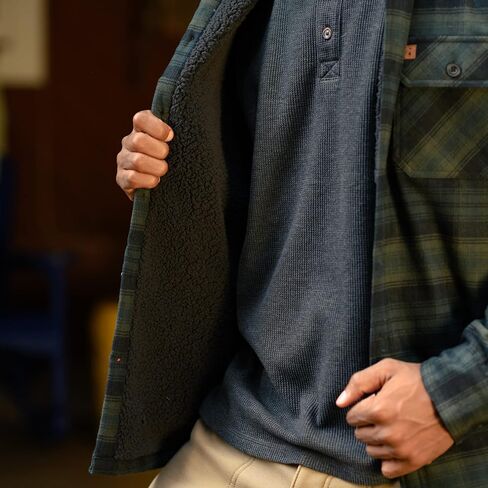Coleman Sherpa Lined Yukon Flannel Shirt Jackets with Corduroy Trim in Saudi Arabia