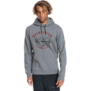 Quiksilver Big Logo Snow Hoodie, Heather Grey (X-Large) in Saudi Arabia