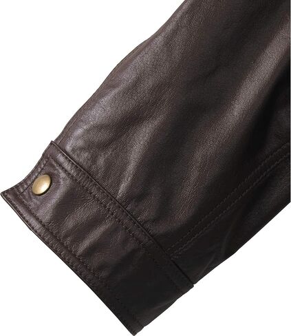 KingSize Men's Big & Tall Leather Bomber Jacket in Saudi Arabia