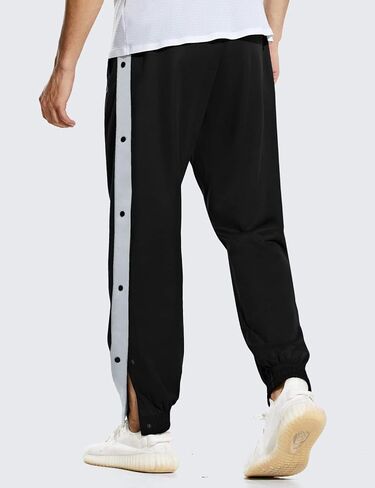 BALEAF Men's Tear Away Basketball Pants Loose Fit Active Sweatpants Casual Workout Track Pants in Kuwait