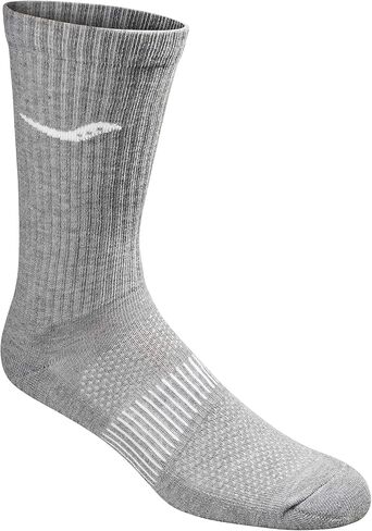Saucony mens Multi-pack Mesh Ventilating Comfort Fit Performance Crew Socks in Saudi Arabia