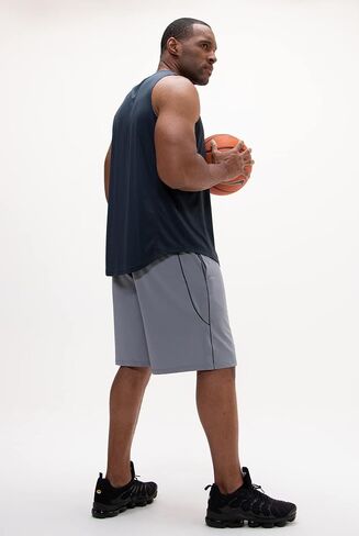 DEVOPS Men's 2-Pack Loose-Fit 10" Workout Gym Shorts with Pockets in Saudi Arabia