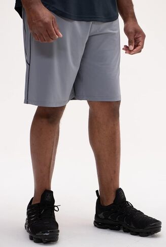 DEVOPS Men's 2-Pack Loose-Fit 10" Workout Gym Shorts with Pockets in Saudi Arabia