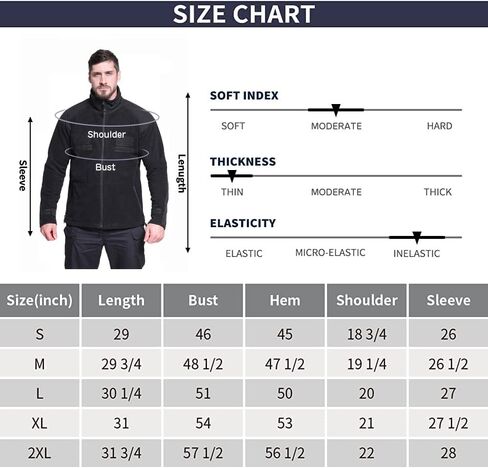 Men's Hoodie Fleece Jacket Warm Winter Hiking Hunting Military Tactical Outwear Cardigan Jacket Coat Multi-Pockets in Saudi Arabia