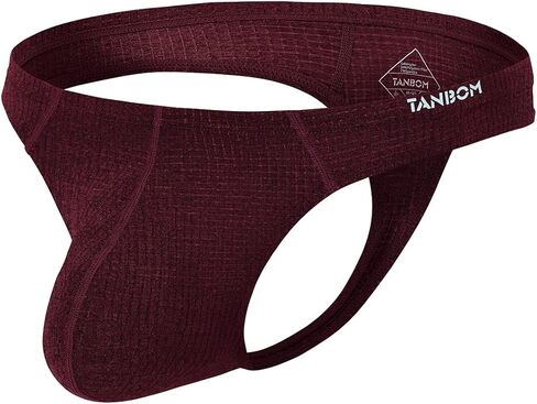 ملابس داخلية رجالية منخفضة الارتفاع منتفخة ثونغ على شكل حرف T من الخلف ملابس داخلية مثيرة وناعمة قابلة للتمدد على شكل حرف G حزمة من 3 قطع in Kuwait