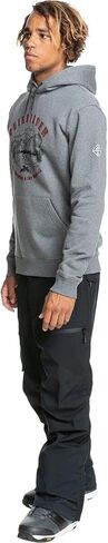 Quiksilver Big Logo Snow Hoodie, Heather Grey (X-Large) in Saudi Arabia