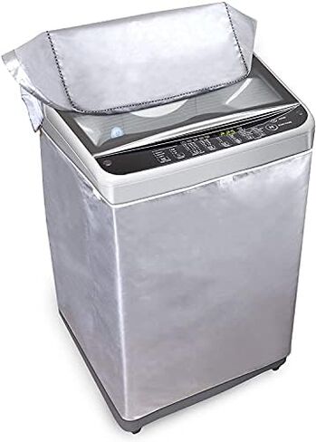 Supreme Covers Portable Washing Machine Cover for Top Load Machines Durable Oxford Polyester - Washer and Dryer Covers for Sheds, Garages, Balcony Covers (Medium 20.8" x 21.6" x 35.4", Blue) in Saudi Arabia