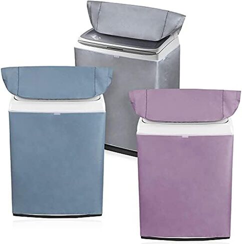 Supreme Covers Portable Washing Machine Cover for Top Load Machines Durable Oxford Polyester - Washer and Dryer Covers for Sheds, Garages, Balcony Covers (Medium 20.8" x 21.6" x 35.4", Blue) in Saudi Arabia