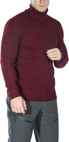 ninovino Men's Sweater Casual Slim Fit Knitted Turtleneck Pullover in Saudi Arabia