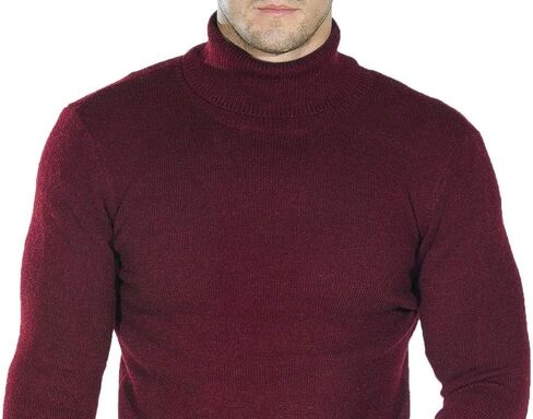 ninovino Men's Sweater Casual Slim Fit Knitted Turtleneck Pullover in Saudi Arabia