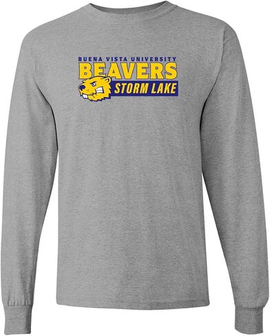 CreateMyTee | Buena Vista University Beavers Long Sleeve T-Shirt in Saudi Arabia