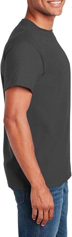 JustBlanks - Short Sleeve Shirt for Men Soft Cotton Lightweight Solid Plain T Shirts for Men Crewneck Tee Shirt in Saudi Arabia