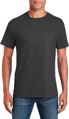 JustBlanks - Short Sleeve Shirt for Men Soft Cotton Lightweight Solid Plain T Shirts for Men Crewneck Tee Shirt in Saudi Arabia