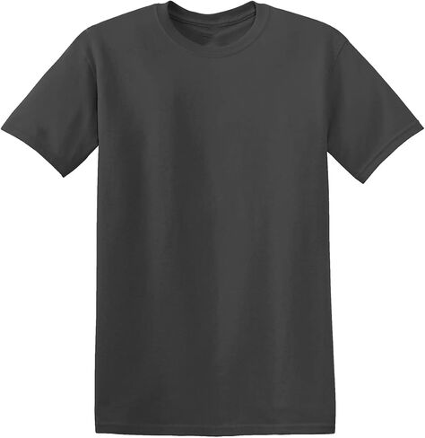 JustBlanks - Short Sleeve Shirt for Men Soft Cotton Lightweight Solid Plain T Shirts for Men Crewneck Tee Shirt in Saudi Arabia