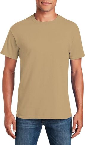 JustBlanks - Short Sleeve Shirt for Men Soft Cotton Lightweight Solid Plain T Shirts for Men Crewneck Tee Shirt in Saudi Arabia