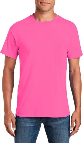 JustBlanks - Short Sleeve Shirt for Men Soft Cotton Lightweight Solid Plain T Shirts for Men Crewneck Tee Shirt in Saudi Arabia