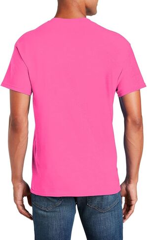 JustBlanks - Short Sleeve Shirt for Men Soft Cotton Lightweight Solid Plain T Shirts for Men Crewneck Tee Shirt in Saudi Arabia