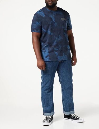 A|X ARMANI EXCHANGE Men's Watercolor Camo Print Logo T-Shirt in Saudi Arabia