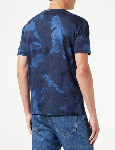 A|X ARMANI EXCHANGE Men's Watercolor Camo Print Logo T-Shirt in Saudi Arabia