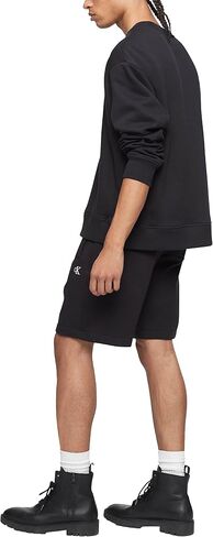 Calvin Klein Men's Monogram Logo Fleece Shorts in Saudi Arabia