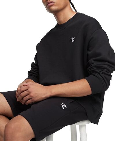 Calvin Klein Men's Monogram Logo Fleece Shorts in Saudi Arabia