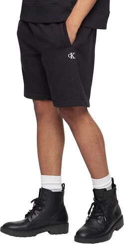 Calvin Klein Men's Monogram Logo Fleece Shorts in Saudi Arabia