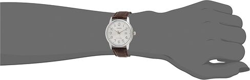 Casio #MTP-V002L-7B Men's Standard Analog Leather Band Easy Reader Day Date Watch in Saudi Arabia