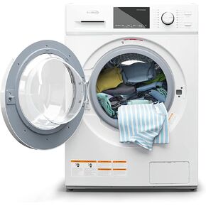 KoolMore 2-in-1 Front Load Washer and Dryer Combo for Apartment, Dorm, RV, and Small Home Laundry Washing and Drying, 16 Wash and 4 Dry Cycles, Compact Space Saver (White) [FLC-3CWH] in Saudi Arabia