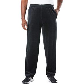 KingSize Men's Big & Tall Velour Open Bottom Pants in Saudi Arabia