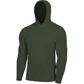 Zengjo Men's Lightweight Pullover Hoodie - Hooded Long Sleeve Workout Shirts in Kuwait