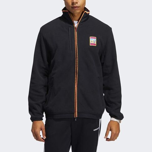 adidas Originals Adiplore 2 0 Lightweight Fleece Track Top Mens GP1113 Size M Black in Saudi Arabia