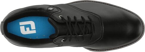 FootJoy Men's FJ Originals Golf Shoe, Black/Black, 10.5 in Saudi Arabia