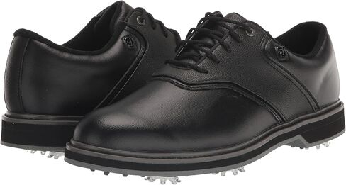FootJoy Men's FJ Originals Golf Shoe, Black/Black, 10.5 in Saudi Arabia