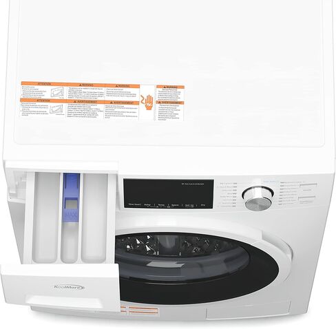 KoolMore 2-in-1 Front Load Washer and Dryer Combo for Apartment, Dorm, RV, and Small Home Laundry Washing and Drying, 16 Wash and 4 Dry Cycles, Compact Space Saver (White) [FLC-3CWH] in Saudi Arabia