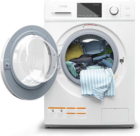 KoolMore 2-in-1 Front Load Washer and Dryer Combo for Apartment, Dorm, RV, and Small Home Laundry Washing and Drying, 16 Wash and 4 Dry Cycles, Compact Space Saver (White) [FLC-3CWH] in Saudi Arabia