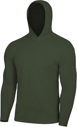 Zengjo Men's Lightweight Pullover Hoodie - Hooded Long Sleeve Workout Shirts in Kuwait