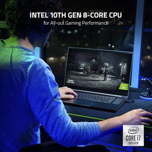 ريزر بليد برو 17 لاب توب للالعاب 2021: انتل كور i7-10875H 8-Core نيفيدا جيفورس RTX 3080، 17.3 انش فل اتش دي 360 هرتز، 32 جيجا رام، 1 تيرابايت اس اس دي - كروما ار جي بي - ثاندربولت 3 - قارئ بطاقة اس دي in Saudi Arabia