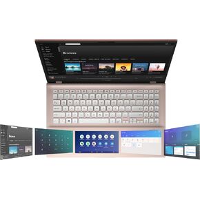 ASUS VivoBook S15 S532 Thin & Light Laptop, 15.6" FHD, Intel Core i5-10210U CPU, 8GB DDR4 RAM, 512GB PCIe SSD, Windows 10 Home, IR camera, S532FA-DH55, Transparent Silver-Metal in Kuwait