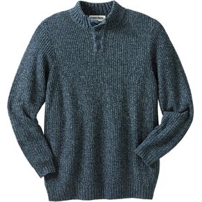 KingSize Men's Big & Tall Henley Shaker Sweater in Saudi Arabia