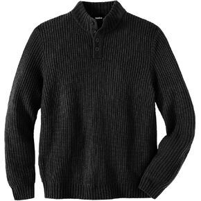 KingSize Men's Big & Tall Henley Shaker Sweater in Saudi Arabia