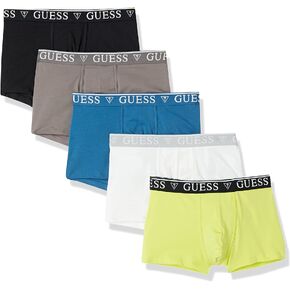 GUESS Men's Eco Logo Boxer Brief 5-Pack in Saudi Arabia