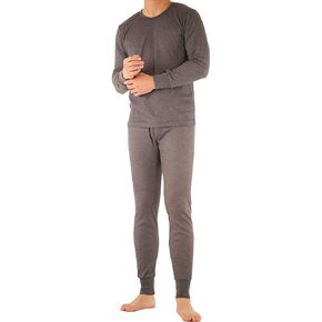 SLM ThermaTek Men’s 100% Cotton Thermal Underwear Sets Warm Waffle Knit Long Johns