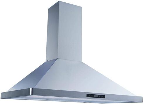 Winflo 36 In. Convertible Stainless Steel Wall Mount Range Hood with Aluminum Mesh Filters, Charcoal Filters and Touch Sensor Control in Saudi Arabia