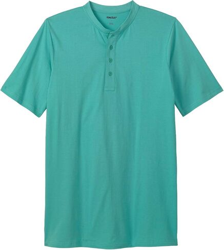 KingSize Men's Big & Tall Shrink-Less™ Lightweight Henley Longer Length T-Shirt Henley Shirt in Saudi Arabia