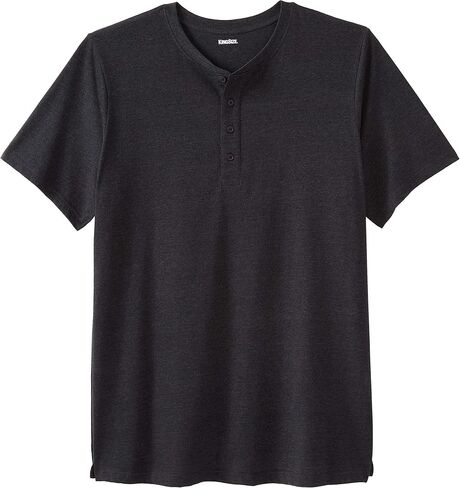 KingSize Men's Big & Tall Shrink-Less™ Lightweight Henley Longer Length T-Shirt Henley Shirt in Saudi Arabia