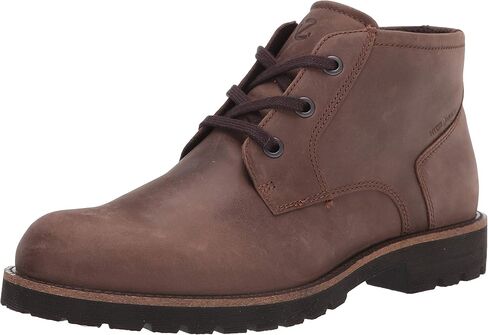 حذاء طويل الرقبة رجالي Jamestown Mid Chukka من ECCO بلون بني داكن مقاس 10-10. 5 US in Kuwait