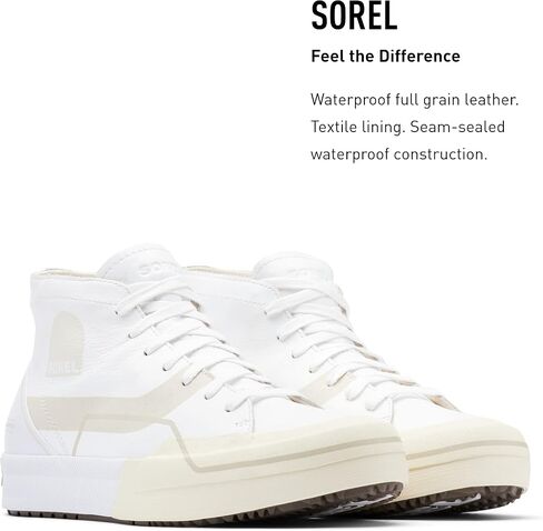 حذاء SOREL الرجالي Grit Sneaker Chukka WP - حذاء رياضي مقاوم للماء من الجلد السويدي in Kuwait