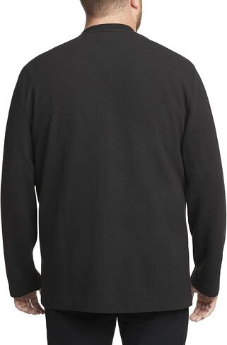 Van Heusen mens Big and Tall Essential Long Sleeve Ottoman Crewneck Shirt in Saudi Arabia